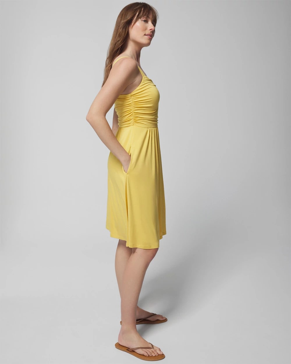 V-Wire Short Bra Dress - LIMELIGHT | Soma for sale