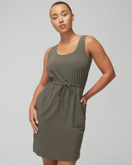 Tank Cargo Dress - DARK GRAY OLIVE | Soma on sale