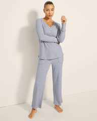 Long-Sleeve Pajama Henley - LUNAR TIDE | Soma on sale