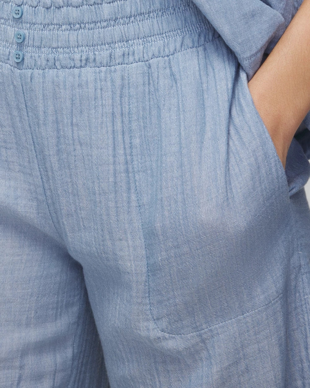 Pajama Pants - CROSSDYE VINTAGE INDIGO | Soma outlet