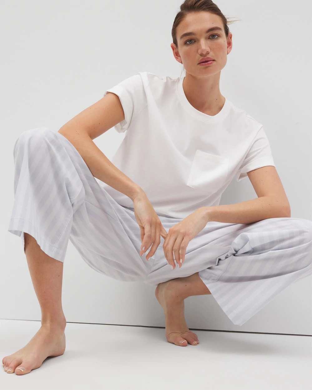 Pajama Pant - PLAYA STRIPE OCEAN AIR | Soma discount