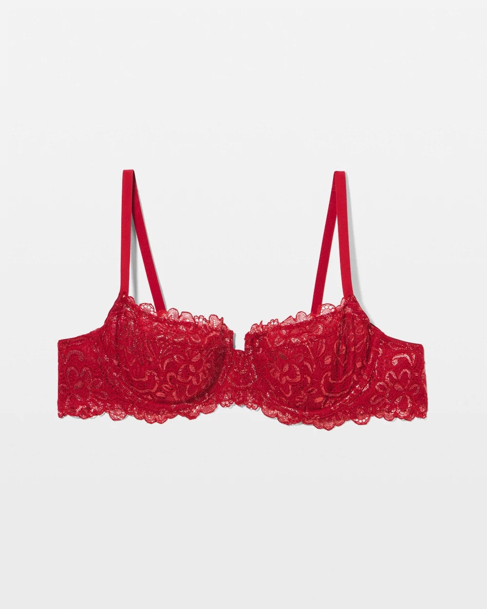 Soma Unlined Lace Balconette Bra - PAINT THE TOWN RED LUREX | Soma outlet
