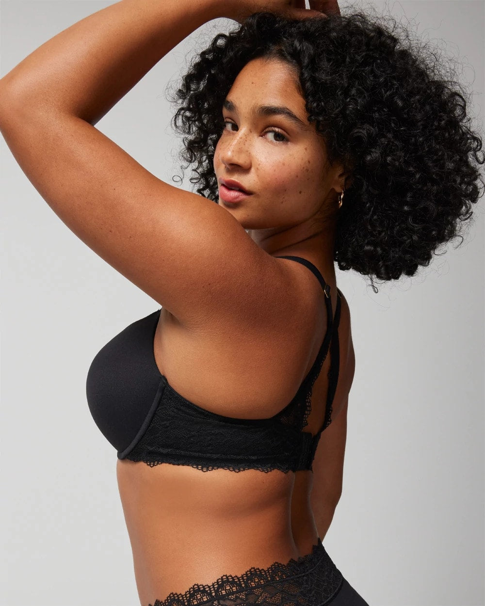 Push-Up Plunge Bra with Lace - BLACK | Soma for sale