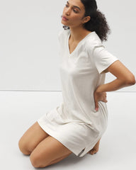 Short-Sleeve Sleepshirt - HEATHER CRYSTAL | Soma Online