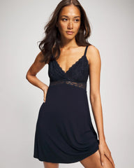Soft Support Lace Chemise - NIGHTFALL NAVY | Soma for sale