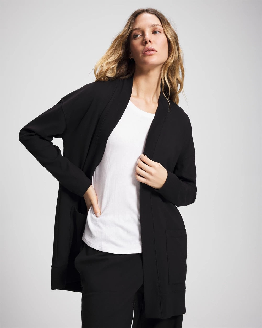 Essential Terry Wrap - BLACK | Soma Online