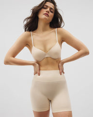 Mid-Level Shaping Seamless Shorts - PALE SAND | Soma on sale