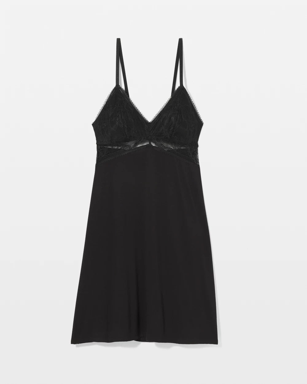 Soft Support Lace Chemise - BLACK | Soma on sale