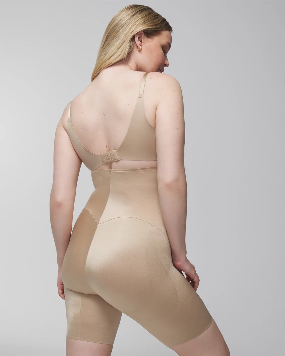Mid-Level Shaping Vanishing Edge High-Waist Thigh Slimmer - WARM AMBER | Soma discount