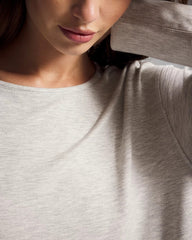 Ultra Soft Fleece Dolman Top - HEATHER STONE | Soma for sale