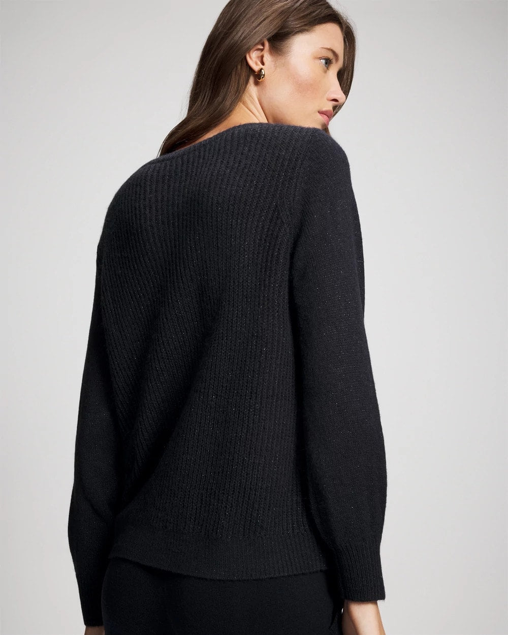 Shimmer Cable Knit Sweater - MIDNIGHT SKIES | Soma Online