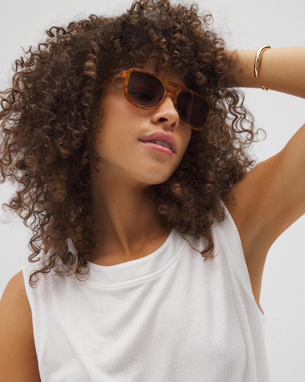 Rib Knit Sleeveless Top - OPTIC WHITE | Soma discount