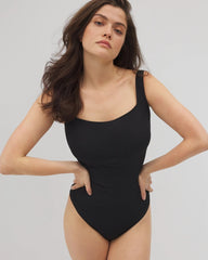 Bleu Rod Beattie Walk the Line Square Neck One-Piece - BLACK | Soma outlet