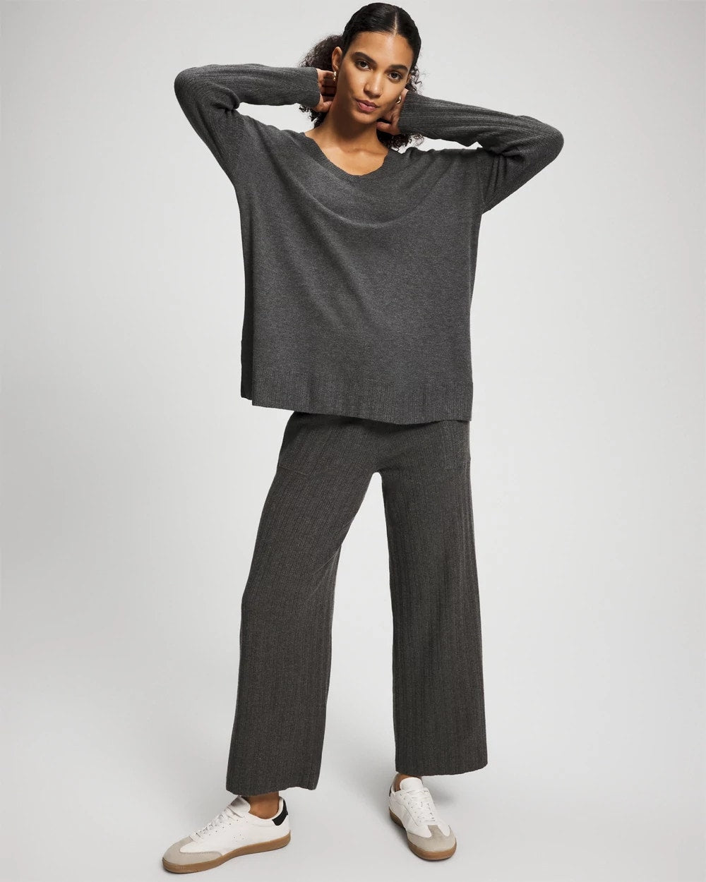 Premier Knit Sweater - HEATHER QUARTZ | Soma discount