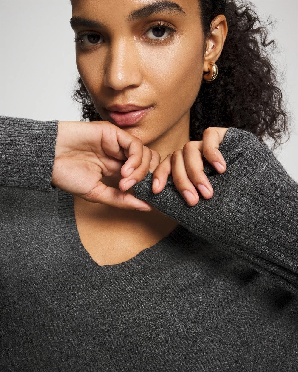 Premier Knit Sweater - HEATHER QUARTZ | Soma discount