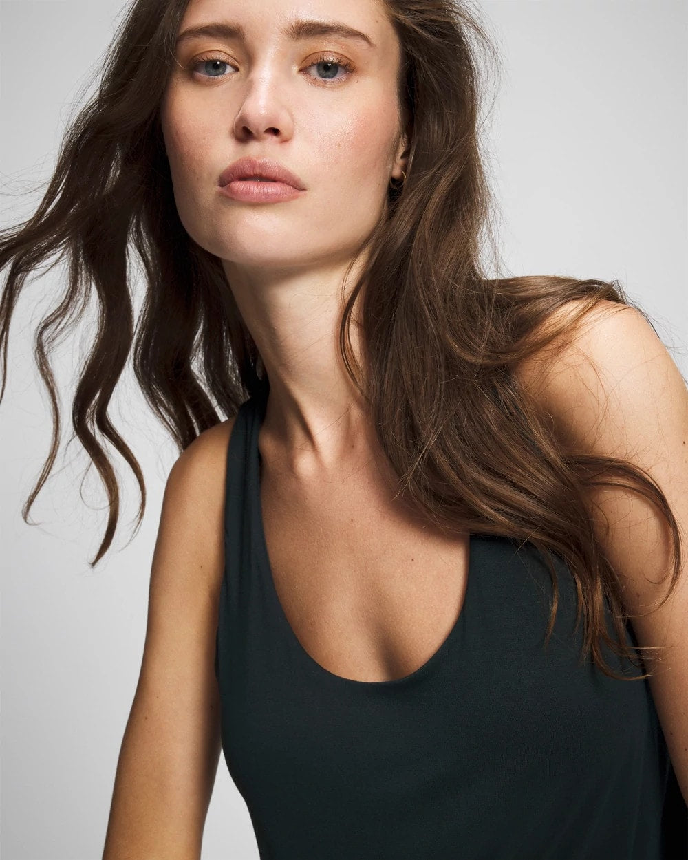 Soft Jersey Racerback Bra Tank - DEEPEST MARINE | Soma discount