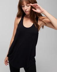 Soft Jersey Racerback Bra Tank - BLACK | Soma on sale