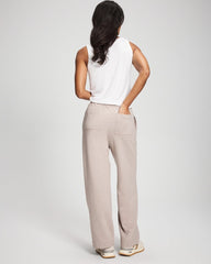 Essential Terry Straight Leg Pants - HEATHER MINK | Soma on sale