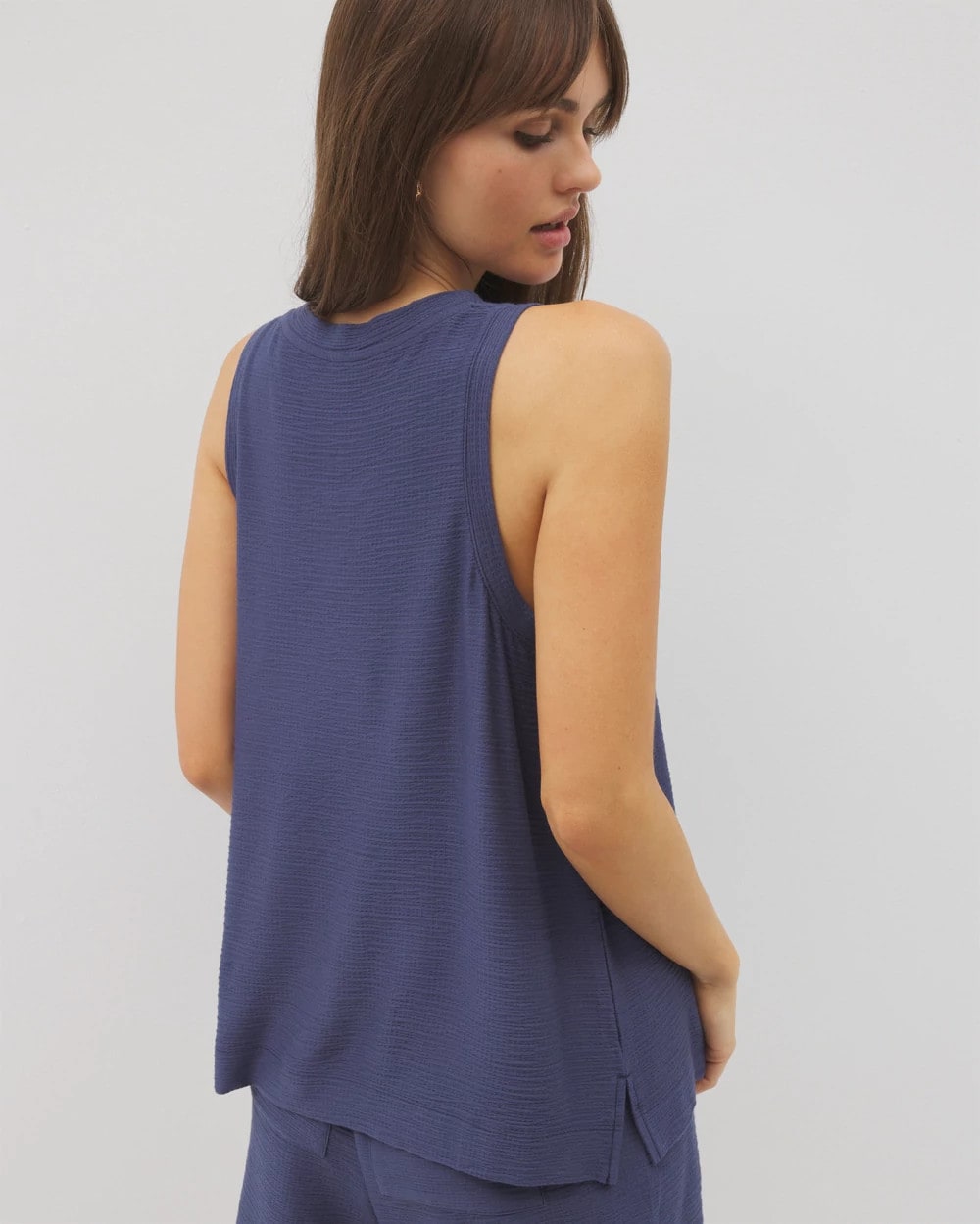 Crinkle Knit Tank Top - LUNAR TIDE | Soma for sale