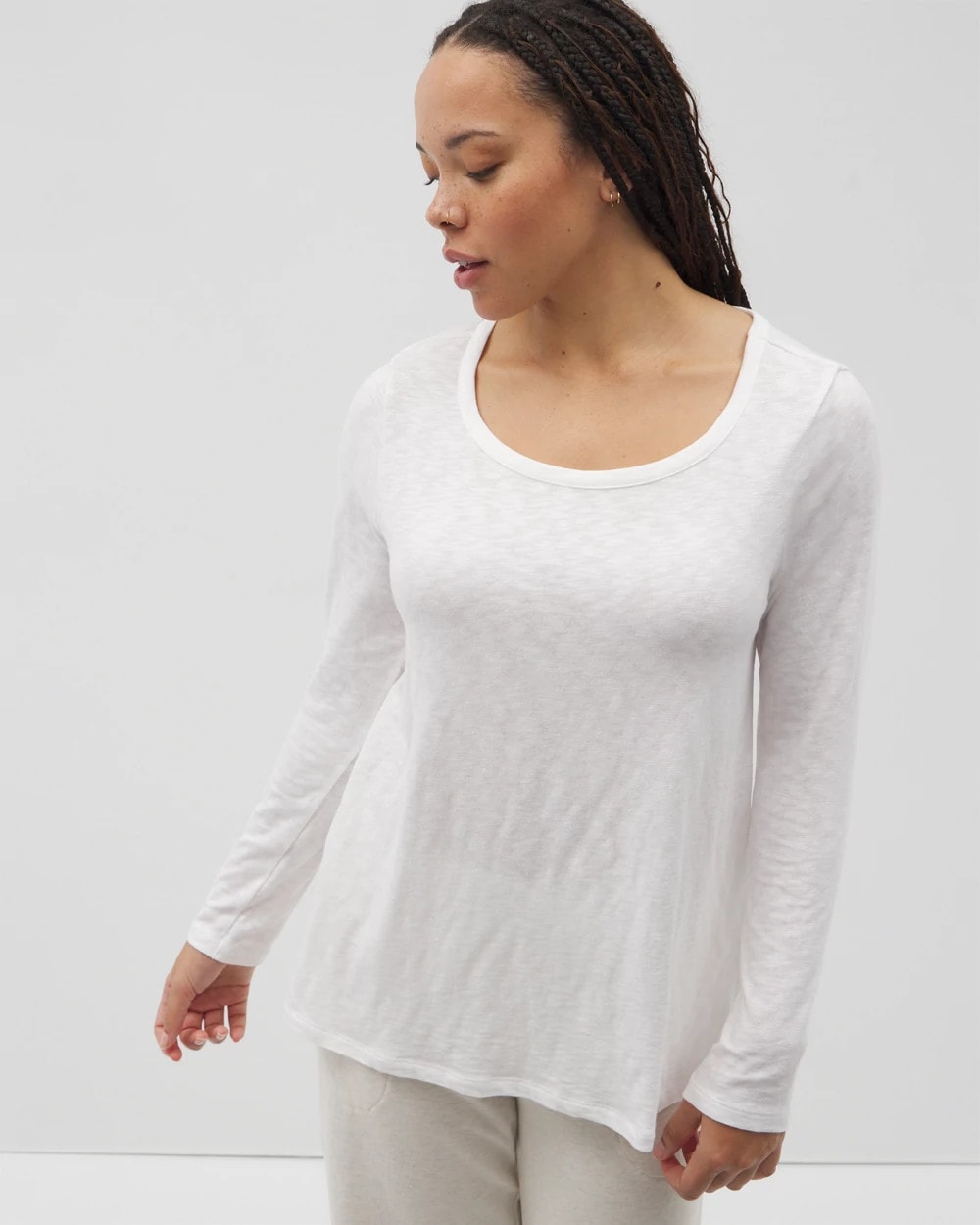 Long-Sleeve Top - OPTIC WHITE | Soma discount