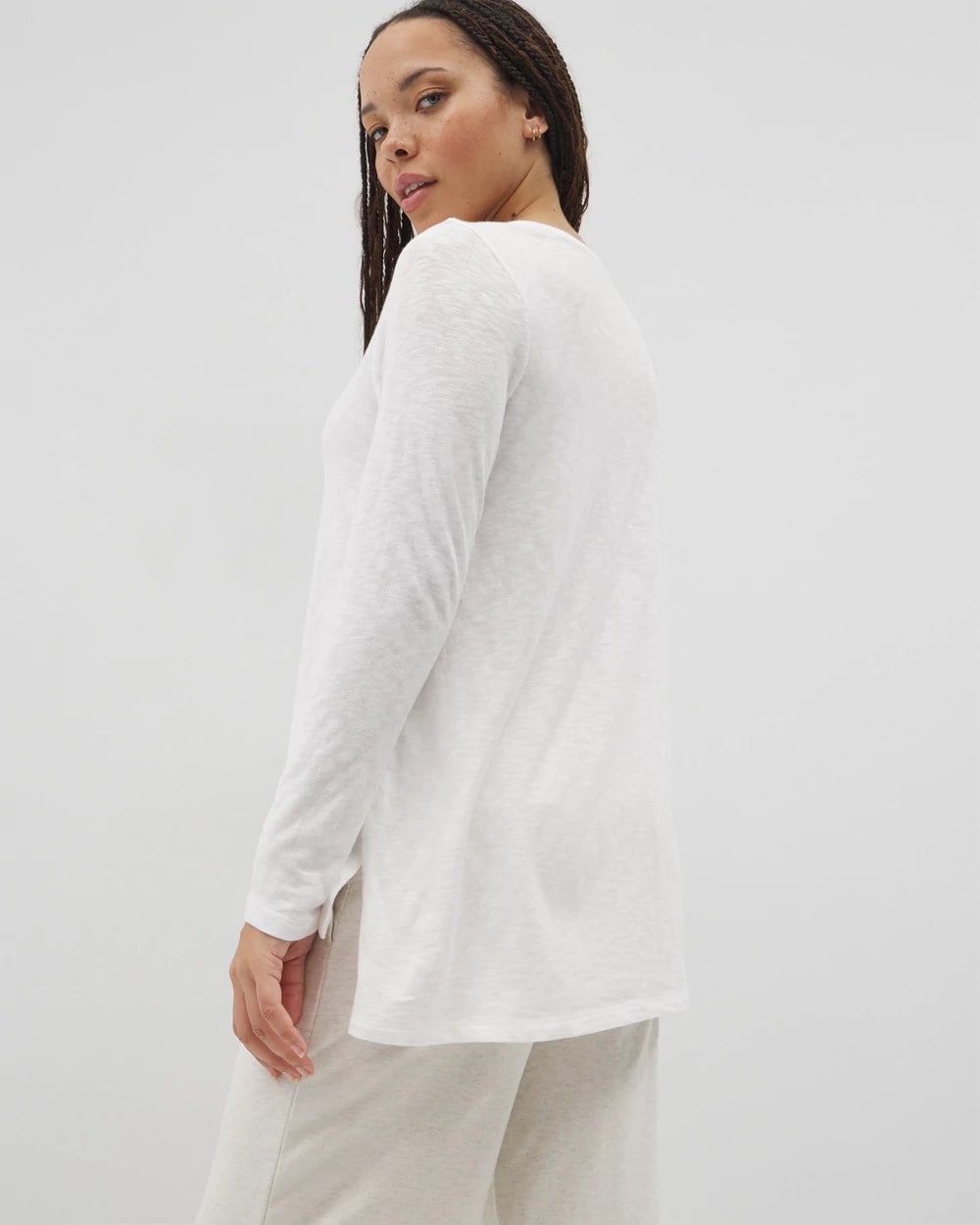 Long-Sleeve Top - OPTIC WHITE | Soma discount