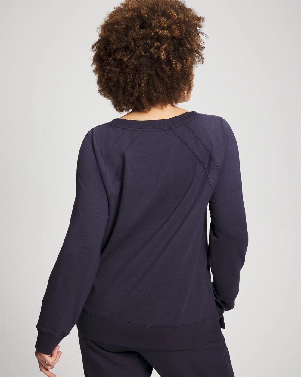 Essential Terry Crewneck Sweatshirt - DEEP INDIGO | Soma outlet