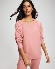Essential Terry Crewneck Sweatshirt - CINDER ROSE | Soma near me