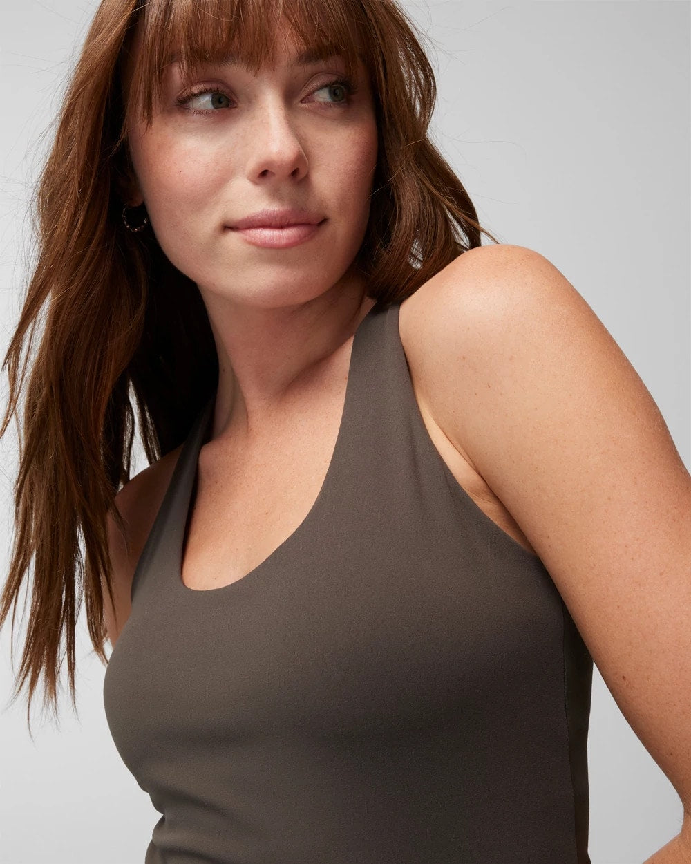 24/7 Racerback Bra Tank - DARK GRAY OLIVE | Soma sale