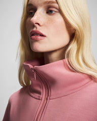 Modern Modal Quarter Zip Sweatshirt - CINDER ROSE | Soma outlet
