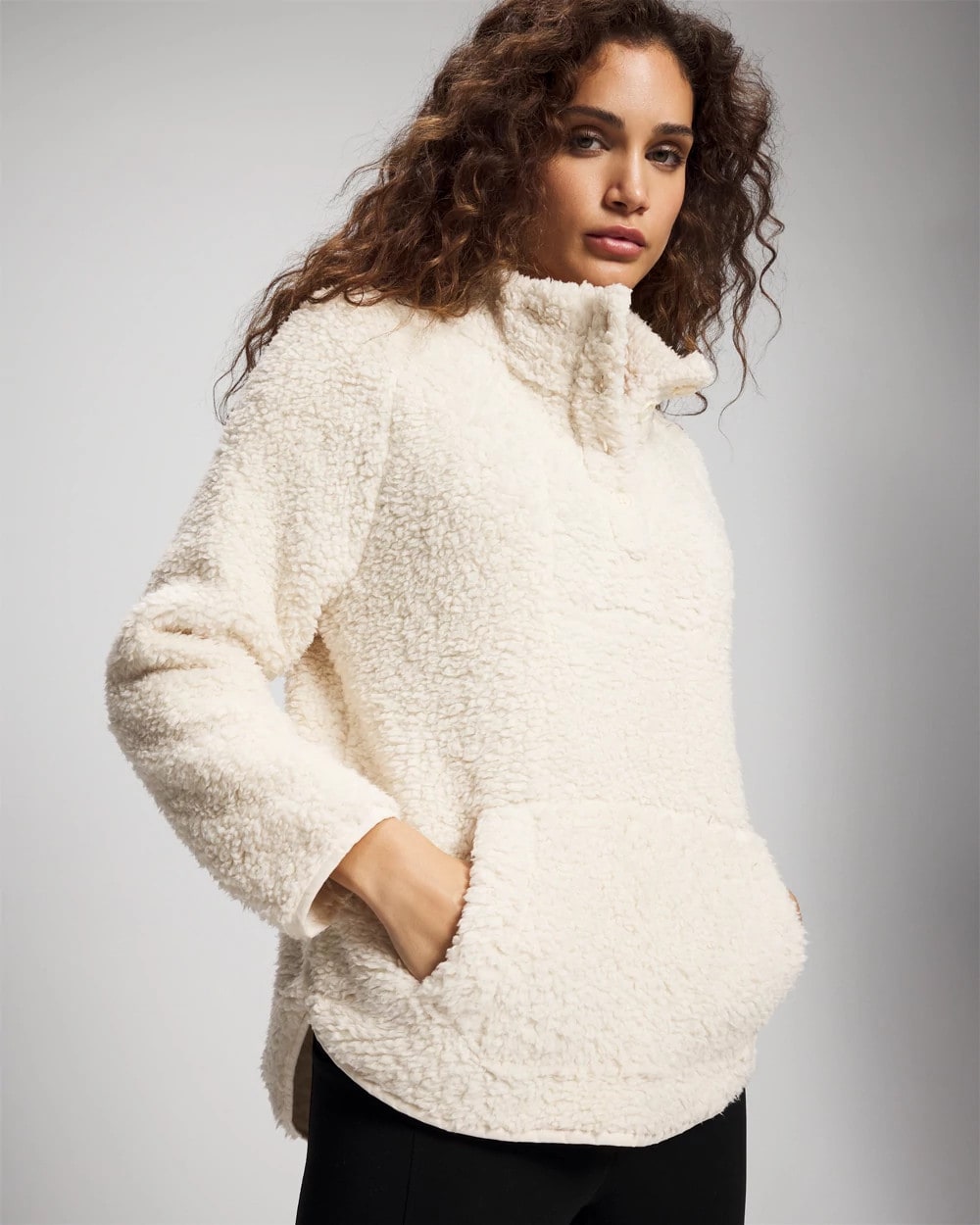 Sherpa Pullover - PARCHMENT | Soma for sale