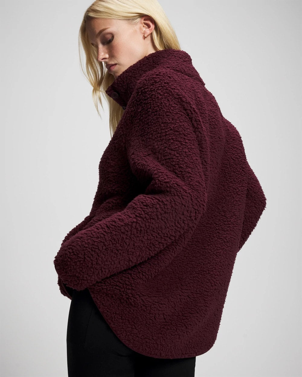 Sherpa Pullover - MERLOT | Soma on sale