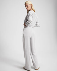 Velour Straight Leg Pants - VAPOR GRAY | Soma Online