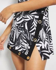 Sharp Observation Swim Dress - BLACK/WHITE | Soma discount