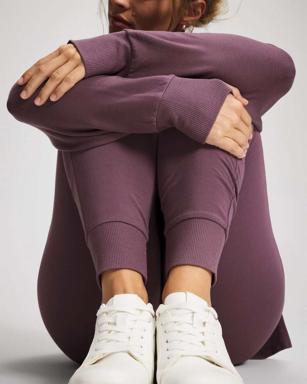 Ultrasoft Fleece Joggers - PURPLE FLINT | Soma discount