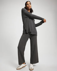 Premier Knit Rib Straight Leg Pant - HEATHER QUARTZ | Soma on sale