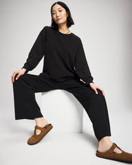 Modern Modal Straight Leg Pant - BLACK | Soma on sale