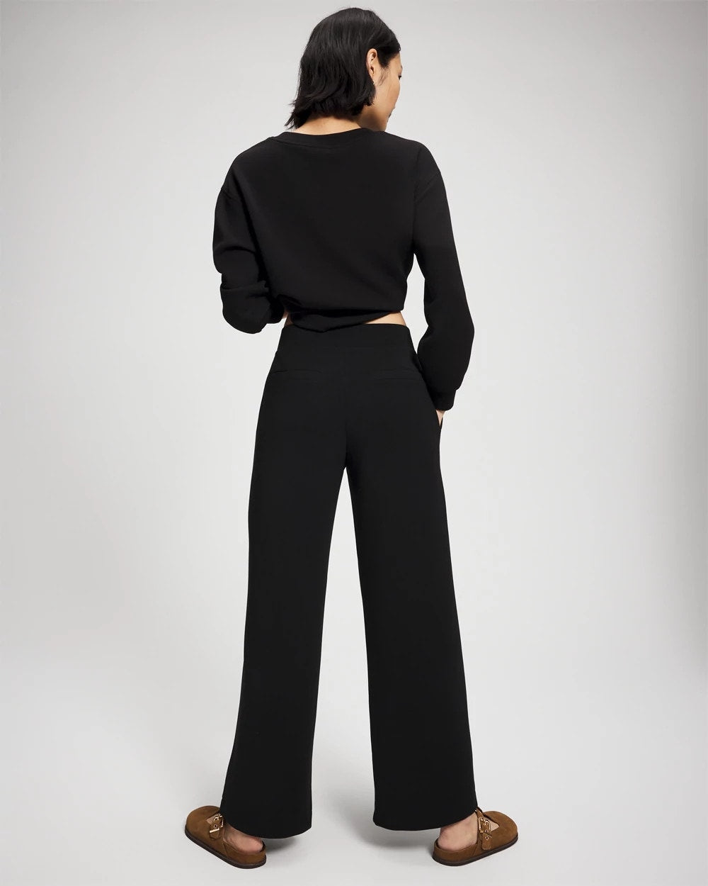 Modern Modal Straight Leg Pant - BLACK | Soma on sale