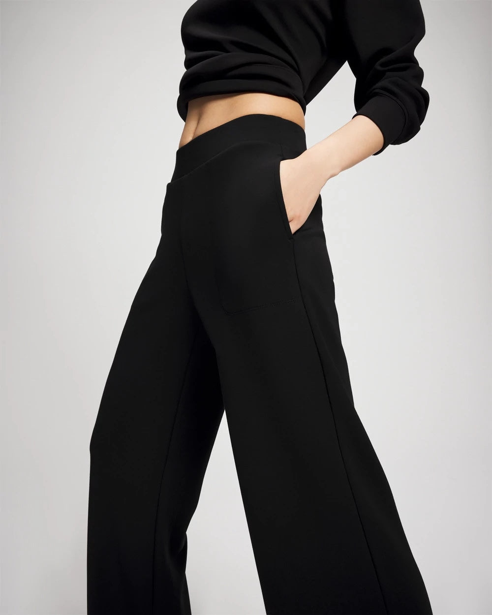 Modern Modal Straight Leg Pant - BLACK | Soma on sale