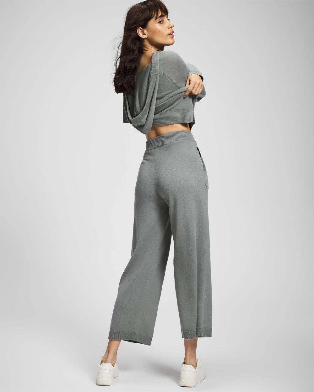 Cotton Sweater Crop Pant - SEDONA SAGE | Soma outlet