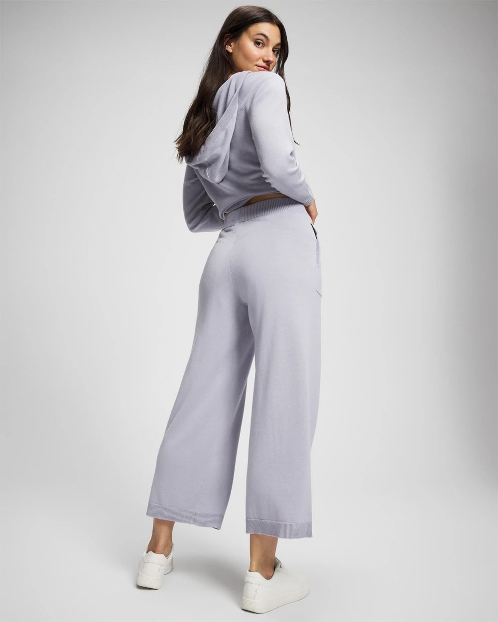 Cotton Sweater Crop Pant - MOONSTONE | Soma near me