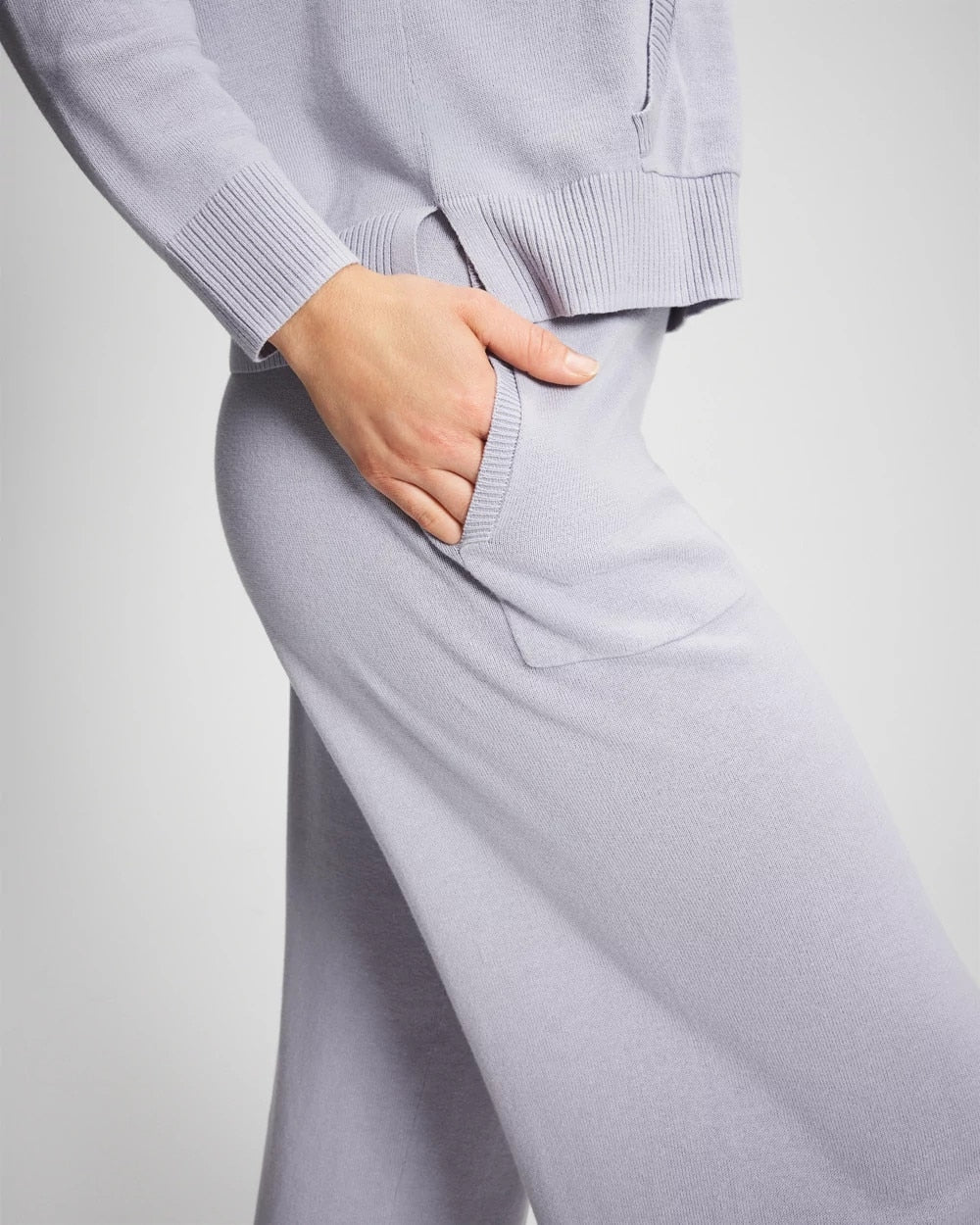 Cotton Sweater Crop Pant - MOONSTONE | Soma near me
