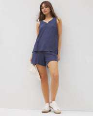 Crinkle Knit 5 Inch Short - LUNAR TIDE | Soma for sale