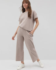Wide Leg Crop Pant - HEATHER MINK | Soma for sale
