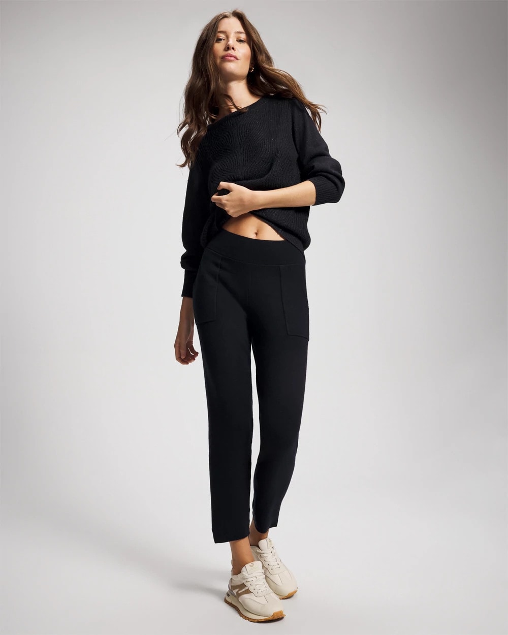 Premier Knit Straight Leg Ankle Pant - MIDNIGHT SKIES | Soma sale