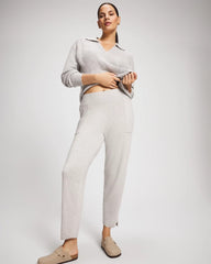 Premier Knit Straight Leg Ankle Pant - HEATHER STONE | Soma discount