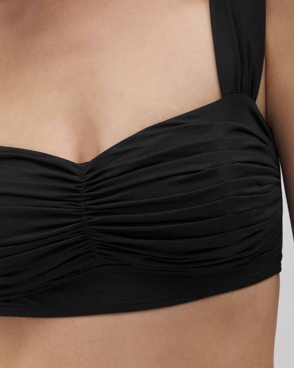 Soma Swim Ruched Bikini Top - BLACK | Soma near me