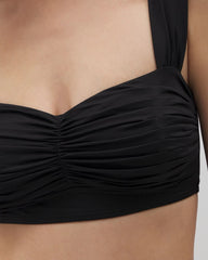 Soma Swim Ruched Bikini Top - BLACK | Soma near me