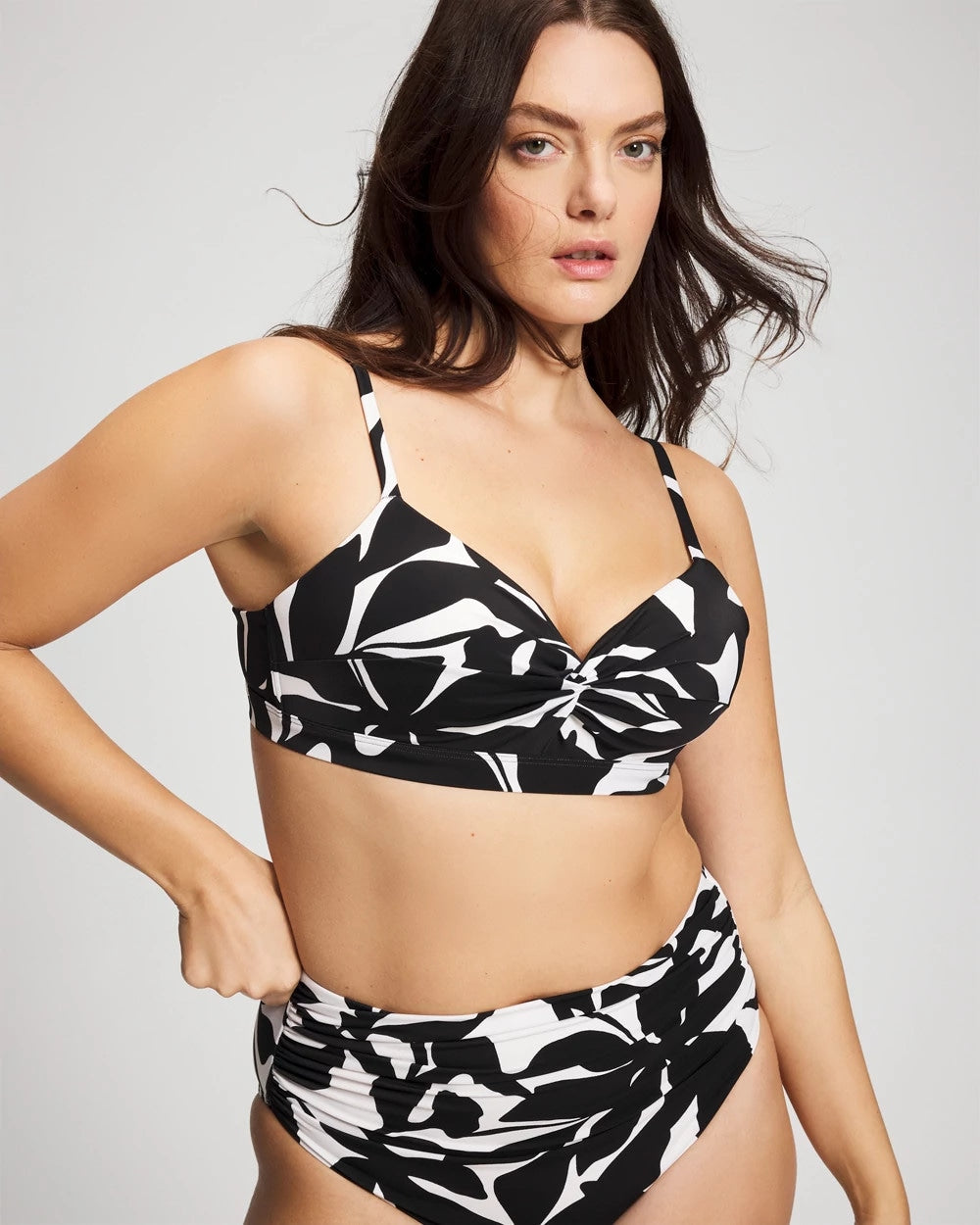 Enbliss Wireless Bikini - MEANDERING LEAF BLACK | Soma on sale