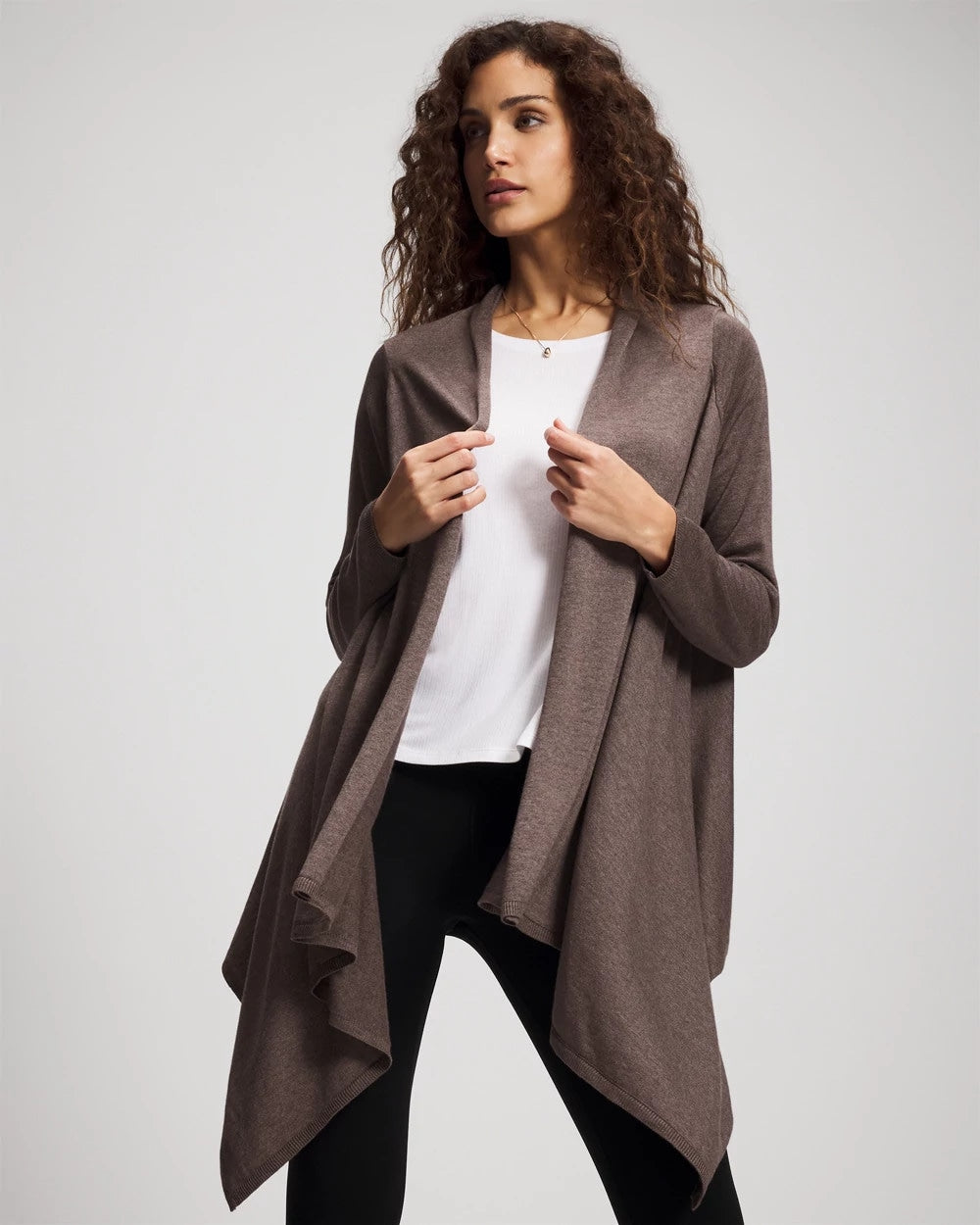 Sweater Travel Wrap - HEATHER COCOA | Soma sale