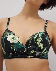 Twist Bikini Top - TROPICAL TWIST BLACK | Soma on sale